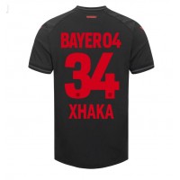 Bayer Leverkusen Granit Xhaka #34 Hjemmedrakt 2023-24 Kortermet
